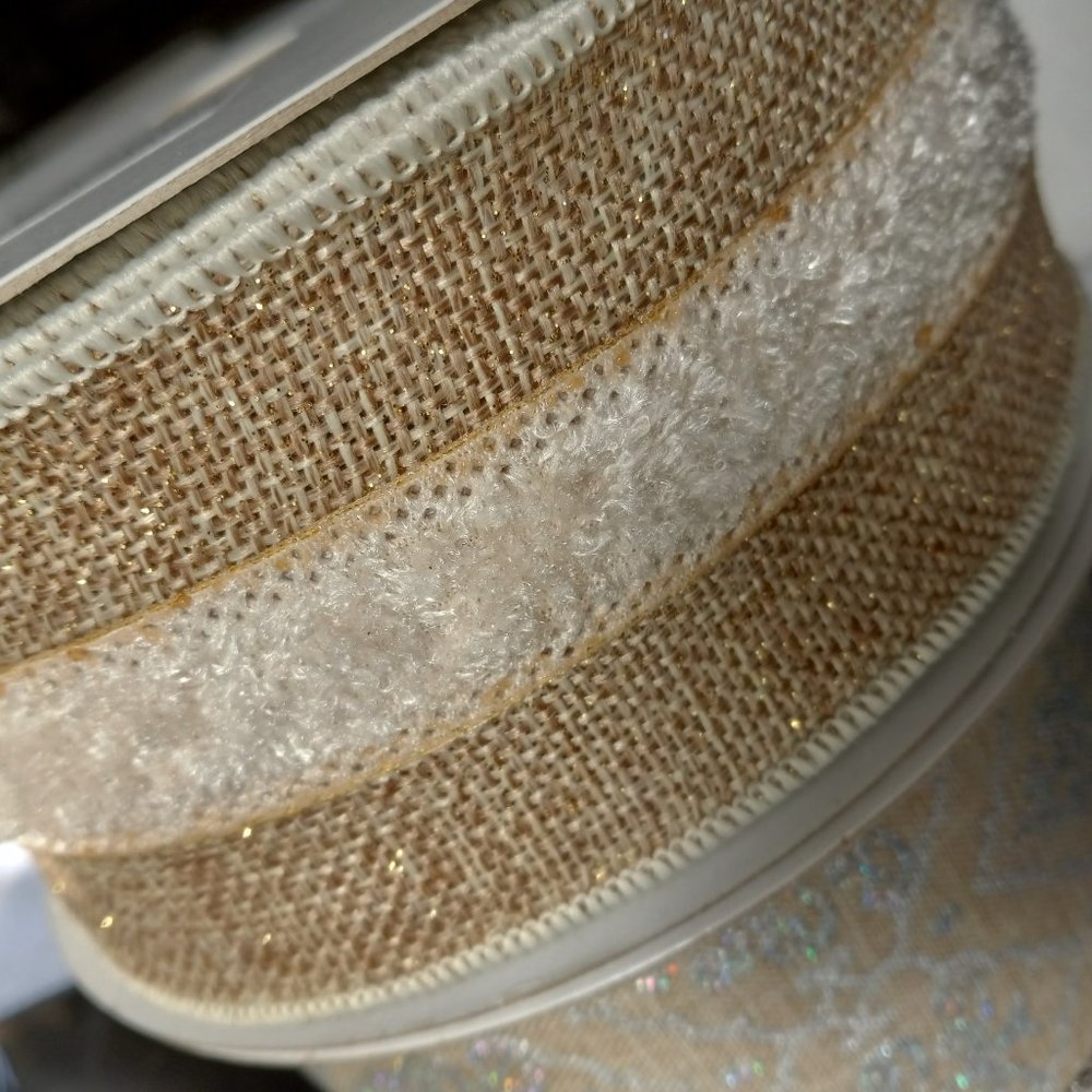 QVC Holiday Wired Ribbon-3 Designs/9 Spools - Picture 6 of 7